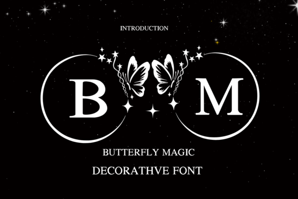 Butterfly Magic: A Decorative Font for Creative Web Design
