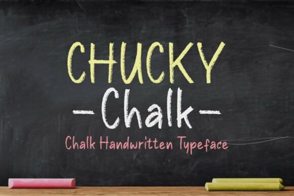 Chucky Chalk: A Fresh Handwritten Font for Creative Branding