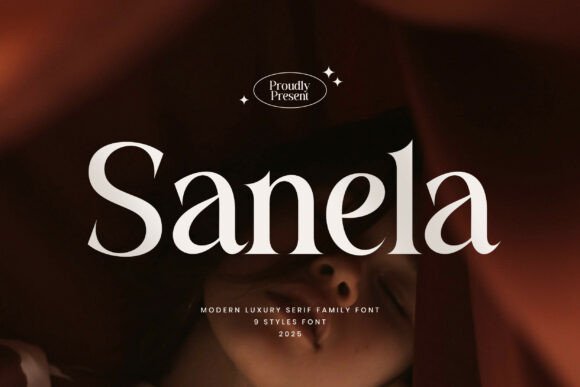 Discover Sanela: A Modern Luxury Serif Font for Elegant Publishing