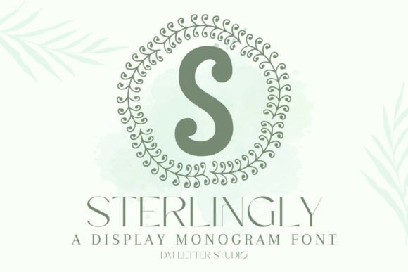 Discover Sterlingly Monogram: A Font for Elegant Handmade Creations