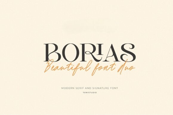 Discover the Elegance of Borias: A Perfect Font for Editorial Design