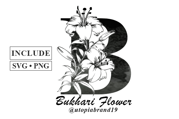 Elevate Your Design with Bukhari Flower Monogram Font
