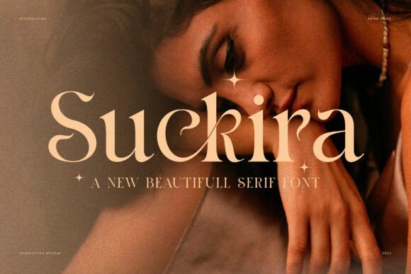 Enhance Your Brand with Suckira: A Modern Elegant Serif Font