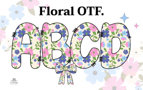 Floral Army: The Ultimate Vintage Typography for Modern Creators