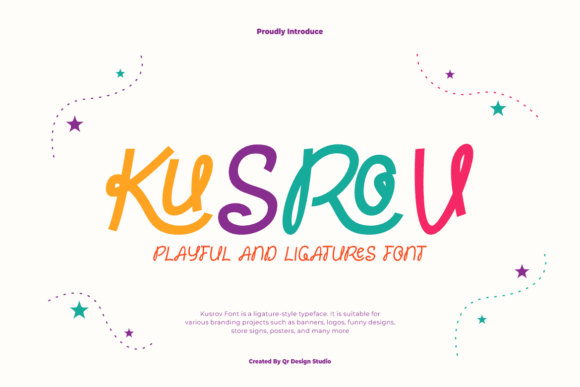 Kusrov Font for Creative Projects and Makers