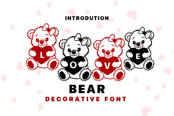Love Bear: A Decorative Font for Creative Web Design