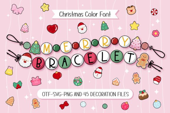 Merry Bracelet: A Festive Font for Small Business Branding