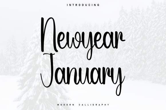 Newyear January: A Sweet and Cozy Handwritten Font