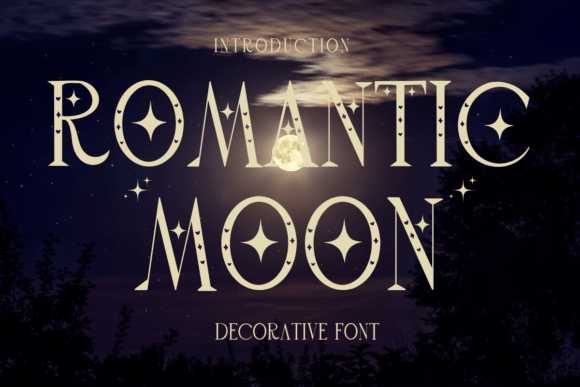 Romantic Moon: The Decorative Font for Elegant Business Branding