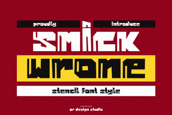 Smick Wrone: A Futuristic Display Font for Bold Digital Brands