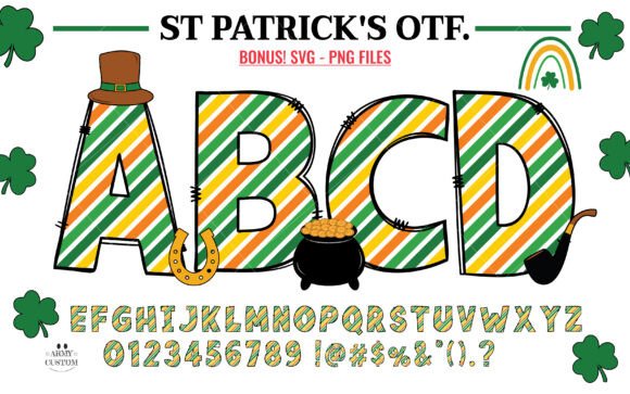 St. Patrick’s Day Diagonal: A Festive Font for Editorial Design