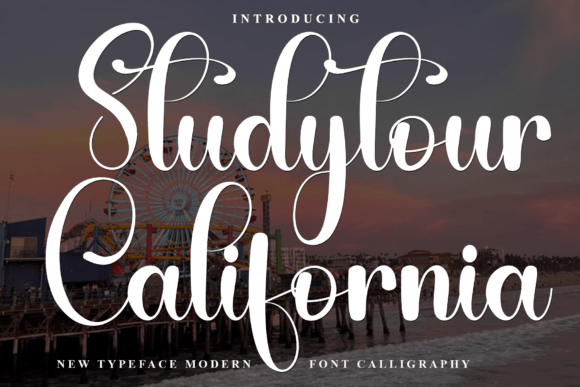 Studytour California Font for Warm and Friendly Websites