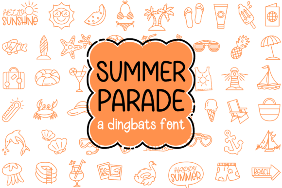Summer Parade Font Adds Summer Style to Campaign Design