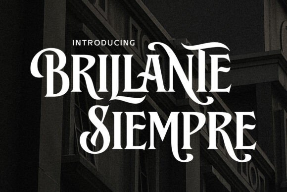 The Brillante Siempre Font for Elegant Brand Identity