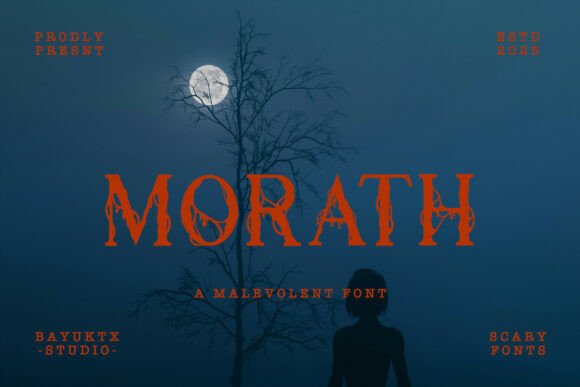 The Morath Font: A Sinister Serif for Hauntingly Elegant Products