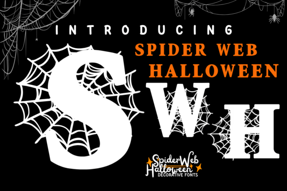 The Spider Web Halloween Font for Marketing Campaigns