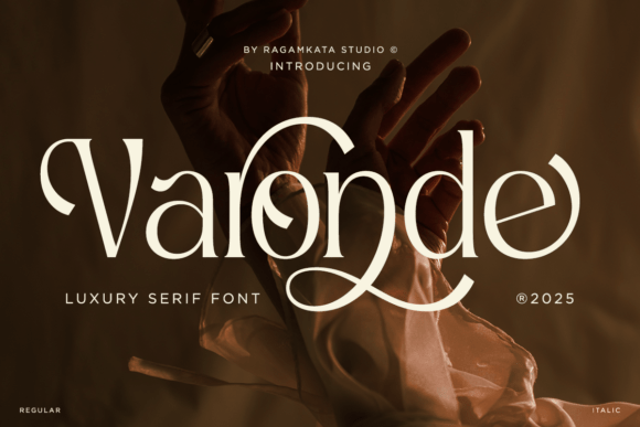 Varonde: The Luxury Serif Font for Digital Campaigns