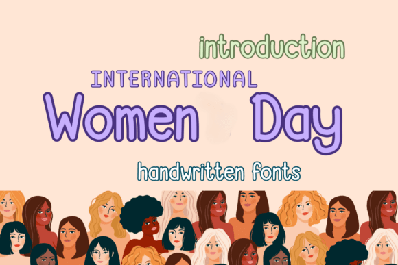 Women Day: A Perfect Font for Editorial and Publishing Design